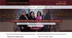 Desktop Screenshot of anchondolaw.com